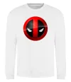 Свитшот Deadpool face logo Белый фото