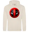 Женская толстовка (худи) Deadpool face logo Таш фото