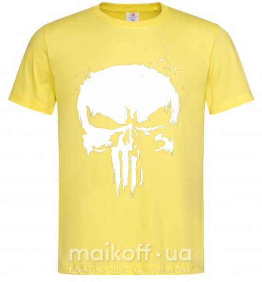 Мужская футболка Punisher logo Лимонный фото