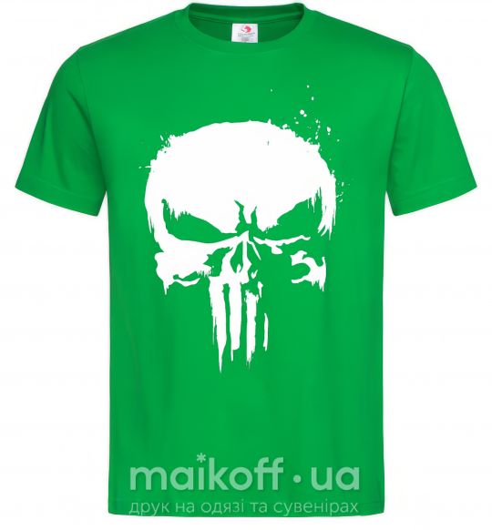Мужская футболка Punisher logo Зеленый фото