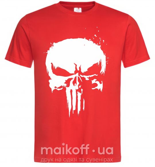 Мужская футболка Punisher logo Красный фото