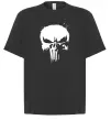 Футболка Оверсайз Punisher logo Черный фото