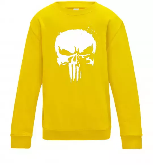 Детский Свитшот Punisher logo Солнечно желтый фото