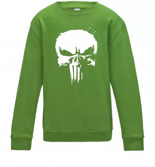 Детский Свитшот Punisher logo Лаймовый фото