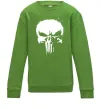 Детский Свитшот Punisher logo Лаймовый фото