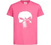 Дитяча футболка Punisher logo Яскраво-рожевий фото