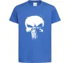 Дитяча футболка Punisher logo Яскраво-синій фото