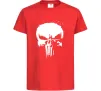 Дитяча футболка Punisher logo Червоний фото