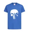 Дитяча футболка Punisher logo Яскраво-синій фото