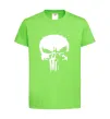 Дитяча футболка Punisher logo Лаймовий фото