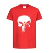 Дитяча футболка Punisher logo Червоний фото