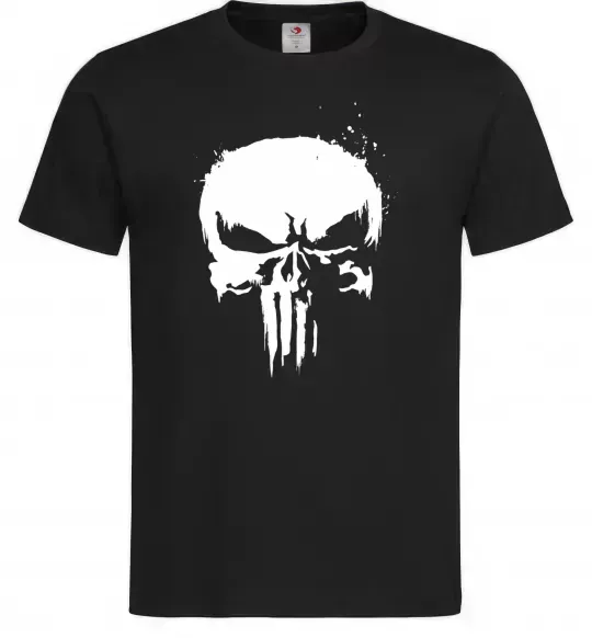 Мужская футболка Punisher logo Черный фото