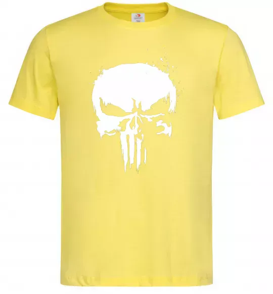 Мужская футболка Punisher logo Лимонный фото