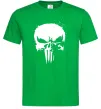 Мужская футболка Punisher logo Зеленый Мужская футболка Punisher logo Зеленый фото