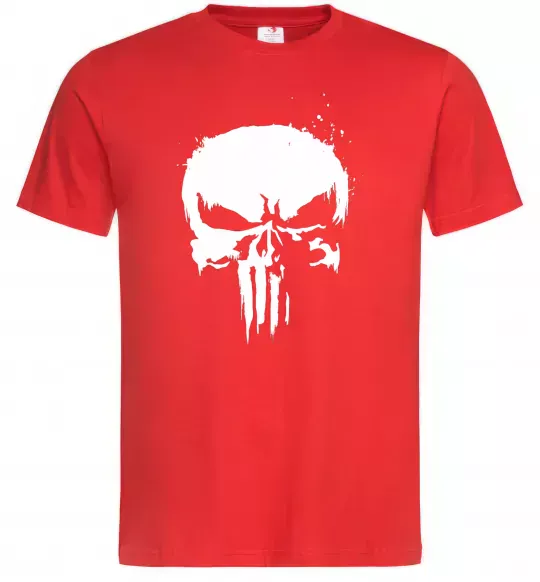 Мужская футболка Punisher logo Красный фото