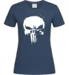 Женская футболка Punisher logo Темно-синий фото