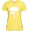 Женская футболка Punisher logo Лимонный фото