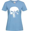 Женская футболка Punisher logo Голубой фото