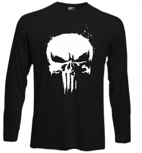 Лонгслів Punisher logo Чорний фото