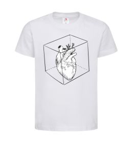 Детская футболка Heart in cube