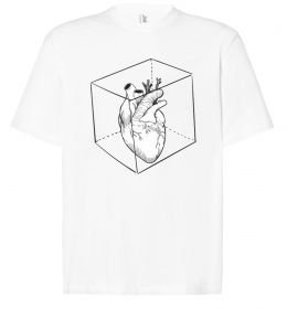 Футболка Оверсайз Heart in cube