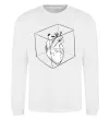 Світшот Heart in cube Білий фото
