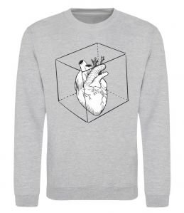 Світшот Heart in cube