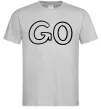 Чоловіча футболка Go Сірий фото