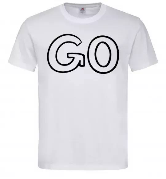 Чоловіча футболка Go Білий фото