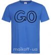 Чоловіча футболка Go Яскраво-синій фото