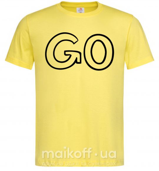Мужская футболка Go Лимонный фото