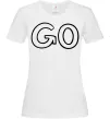 Жіноча футболка Go Білий Жіноча футболка Go Білий фото