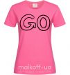 Женская футболка Go Ярко-розовый фото