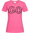Жіноча футболка Go Яскраво-рожевий Жіноча футболка Go Яскраво-рожевий фото