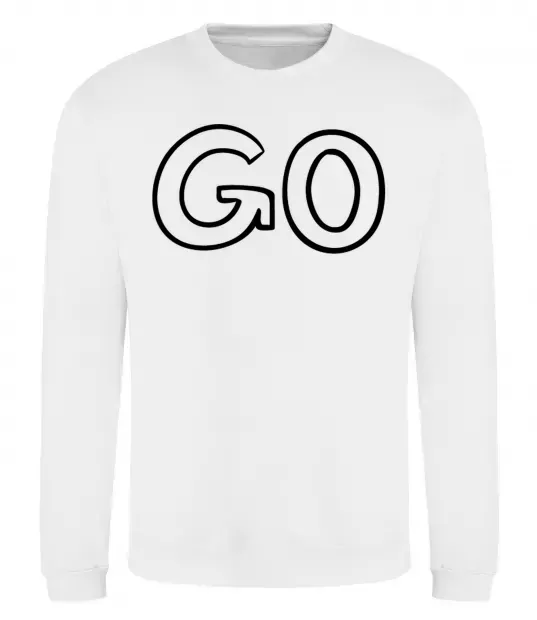 Свитшот Go Белый фото