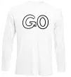Лонгслив Go Белый фото