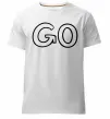 Чоловіча преміум футболка Go Білий фото