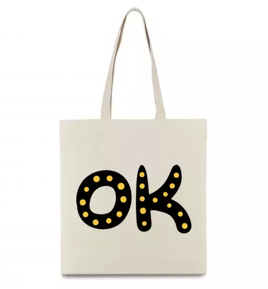 Эко-сумка Ok Бежевый фото