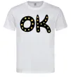 Мужская футболка Ok Белый Мужская футболка Ok Белый фото