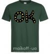 Чоловіча футболка Ok Темно-зелений фото