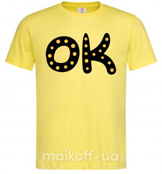 Чоловіча футболка Ok Лимонний фото