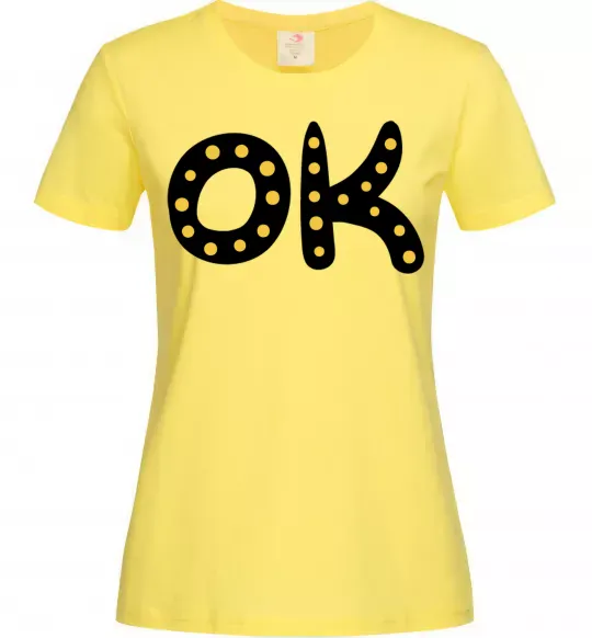 Жіноча футболка Ok Лимонний фото