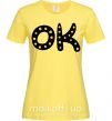 Женская футболка Ok Лимонный фото