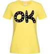 Жіноча футболка Ok Лимонний Жіноча футболка Ok Лимонний фото