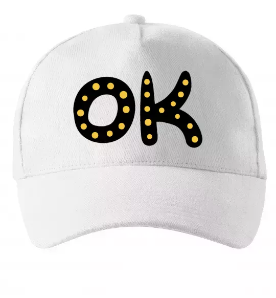 Кепка Ok Белый фото