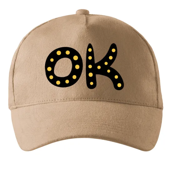 Кепка Ok Песочный фото
