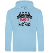 Жіноча толстовка (худі) Сіммейна мафія мама Блакитний фото