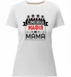 Жіноча преміум футболка Сіммейна мафія мама Білий фото