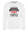 Світшот Сімейна мафія тато Білий фото