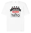 Футболка Оверсайз Сімейна мафія тато Білий фото